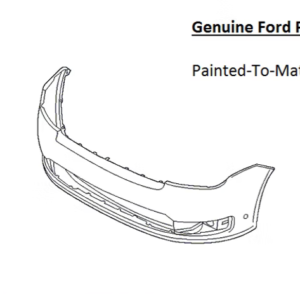 Painted 2013-2019 Ford Flex Front Bumper Cover | Genuine OEM