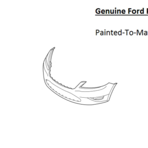 Painted 2013-2019 Ford Taurus Front Bumper Cover | Genuine OEM