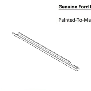Painted 2013-2020 Ford Fusion Side Skirt Rocker Molding | Genuine OEM