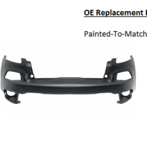 Painted 2014-2018 Jeep Cherokee Front Bumper Cover | OE Replacement