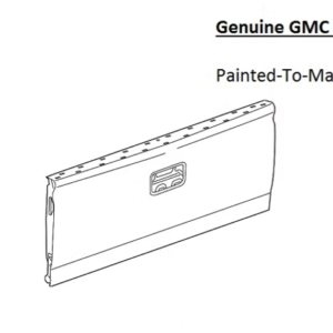 Painted 2014-2019 GMC Sierra 1500 Tailgate | Genuine OEM