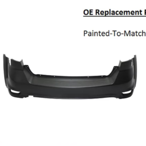 Painted 2014-2020 Dodge Journey Crossroad Rear Bumper Cover | OE Replacement