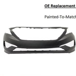 Painted 2015-2017 Hyundai Sonata Front Bumper | OE Replacement