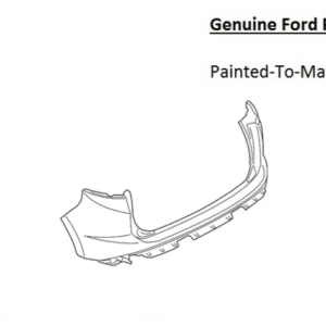 Painted 2015-2018 Ford Edge Rear Bumper | Genuine OEM
