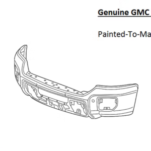 Painted 2015-2019 GMC Sierra 2500 3500 Front Bumper | Genuine OEM
