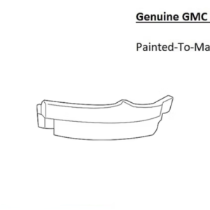 Painted 2015-2019 GMC Sierra 2500 3500 Front Filler Panel | Genuine OEM