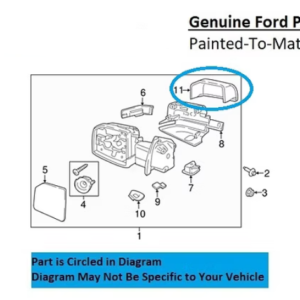 Painted 2015-2020 Ford F-150 F150 Side Mirror Cover | Genuine OEM