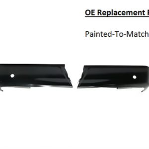 Painted 2015-2020 Ford F-150 Rear Bumper Ends (Single Exhaust) | OE Replacement