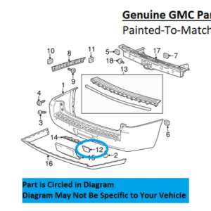Painted 2015-2020 GMC Yukon Rear Access Cover | Genuine OEM