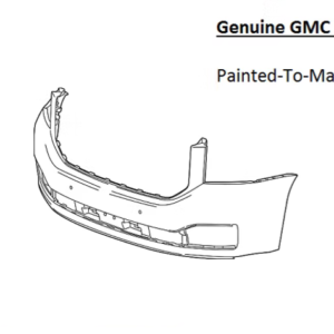 Painted 2015-2020 GMC Yukon Yukon XL Front Bumper Cover | Genuine OEM