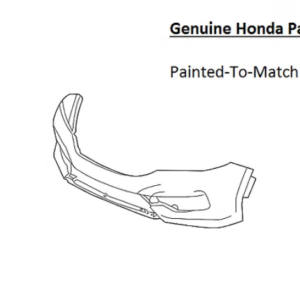 Painted 2016-2017 Honda Accord Front Bumper Cover | Genuine OEM
