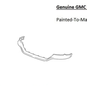 Painted 2016-2018 GMC Sierra 1500 Upper Front Bumper Cover | Genuine OEM