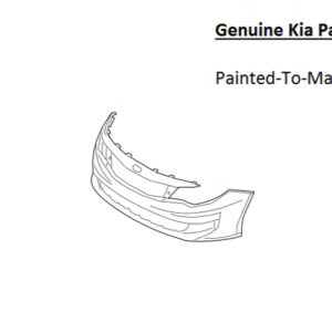 Painted 2016-2018 Kia Optima Front Bumper Cover | Genuine OEM