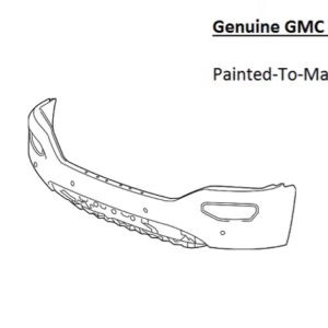Painted 2016-2019 GMC Sierra 1500 Front Bumper | Genuine OEM