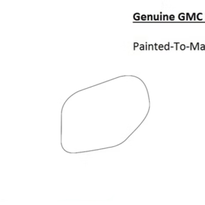 Painted 2016-2022 GMC Canyon Fuel Door | Genuine OEM