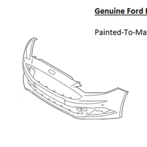 Painted 2017-2018 Ford Fusion Front Bumper Cover | Genuine OEM