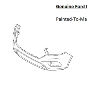 Painted 2017-2019 Ford Escape Front Bumper Cover | Genuine OEM