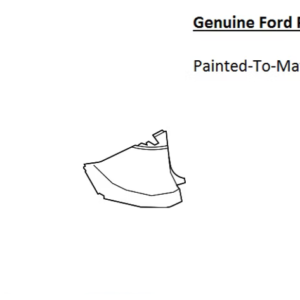 Painted 2017-2019 Ford Escape Rear Bumper Side Panel | Genuine OEM