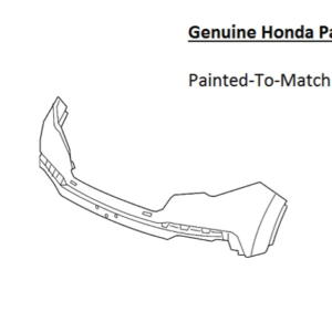 Painted 2017-2020 Honda Ridgeline Front Bumper Cover | Genuine OEM