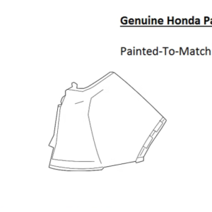 Painted 2017-2022 Honda CR-V CRV Rear Bumper Side Panel | Genuine OEM