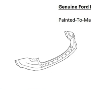 Painted 2018-2019 Ford Explorer Rear Bumper | Genuine OEM