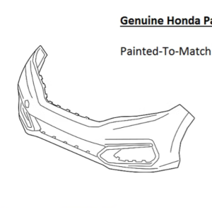 Painted 2018-2020 Honda Fit Front Bumper Cover | Genuine OEM