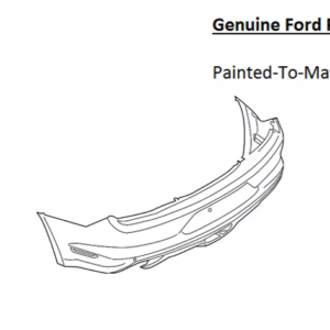 Painted 2018-2023 Ford Mustang Rear Bumper Cover | Genuine OEM