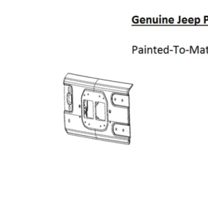 Painted 2018-2026 Jeep Wrangler Tailgate | Genuine OEM