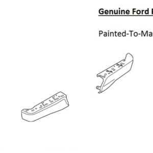 Painted 2019-2020 Ford F-150 F150 Rear Bumper Ends (Dual Exhaust) | Genuine OEM