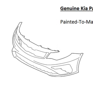 Painted 2019-2020 Kia Optima Front Bumper Cover | Genuine OEM