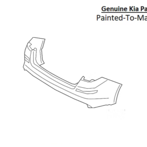 Painted 2019-2020 Kia Optima Rear Bumper Cover | Genuine OEM