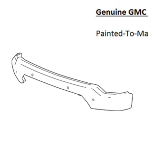 Painted 2019-2021 GMC Sierra 1500 Front Bumper | Genuine OEM