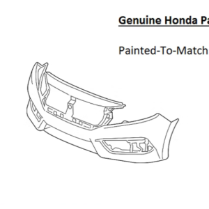 Painted 2019-2021 Honda Civic Front Bumper Cover | Genuine OEM