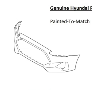 Painted 2019-2021 Hyundai Veloster Front Bumper | Genuine OEM