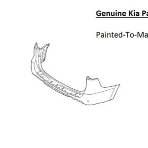 Painted 2019-2021 Kia Sedona Rear Bumper | Genuine OEM