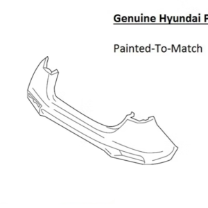 Painted 2019-2022 Hyundai Veloster N Rear Bumper | Genuine OEM
