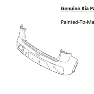 Painted 2019-2022 Kia Niro EV Rear Bumper | Genuine OEM