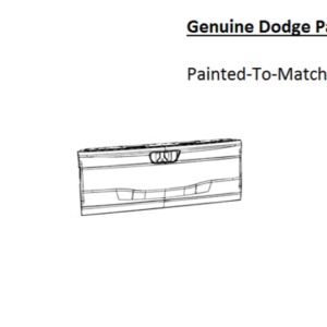 Painted 2019-2025 Dodge Ram 1500 Tailgate | Genuine OEM