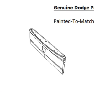 Painted 2019-2026 Dodge Ram 2500 3500 Tailgate | Genuine OEM