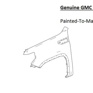 Painted 2019-2026 GMC Sierra 1500 Front Fender | Genuine OEM