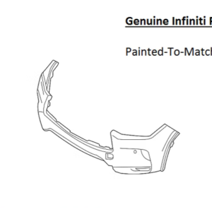 Painted 2019-2026 Infiniti QX50 Front Bumper Cover | Genuine OEM