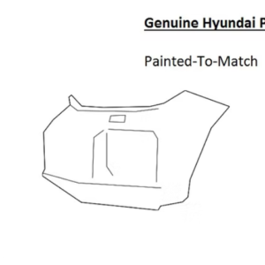 Painted 2020-2022 Hyundai Palisade Front Bumper Side Panel | Genuine OEM