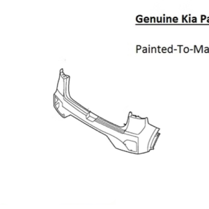 Painted 2020-2022 Kia Niro Rear Bumper | Genuine OEM