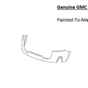 Painted 2020-2023 GMC Acadia Front Upper Bumper | Genuine OEM
