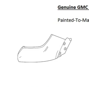 Painted 2020-2023 GMC Sierra 2500 3500 Front Filler Panel | Genuine OEM