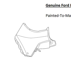 Painted 2020-2025 Ford Escape Rear Bumper Side Panel | Genuine OEM