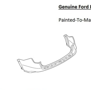 Painted 2020-2026 Ford Explorer Rear Bumper | Genuine OEM