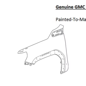 Painted 2020-2026 GMC Sierra 2500 3500 Front Fender | Genuine OEM