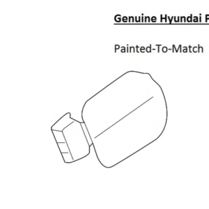 Painted 2020-2026 Hyundai Venue Fuel Door | Genuine OEM