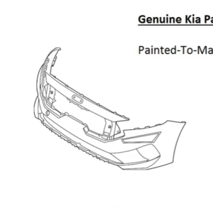 Painted 2020 Kia Cadenza Front Bumper | Genuine OEM